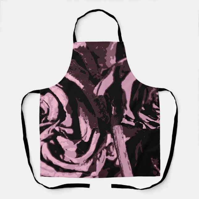 Delantal Solo algunos Rosas (Anverso)