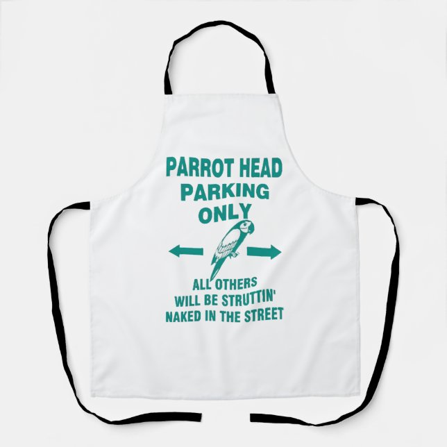 Delantal Sólo aparcamiento (Anverso)