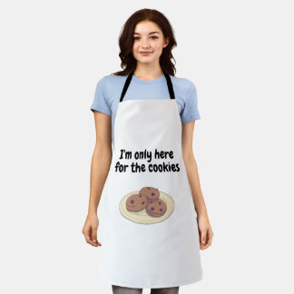 Delantal Sólo estoy aquí para las galletas