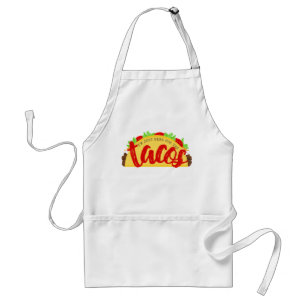 Delantal Sólo Estoy Aquí Por Los Tacos Divertido