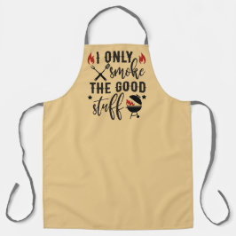 Delantal Solo Fumo La Buena Cosa Graciosa Barbacoa Grill