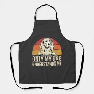 Delantal Solo mi perro me entiende perro vintage