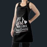 Delantal Sólo un chica que ama a los Navidades<br><div class="desc">Sólo un chica que ama a los Navidades</div>