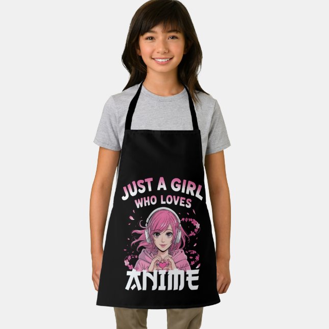 Delantal Sólo un chica que ama el anime (in situ)