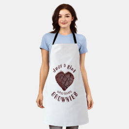 Delantal Sólo un chica que ama los brownies