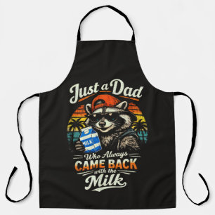 Delantal Solo un padre que siempre volvió con la leche