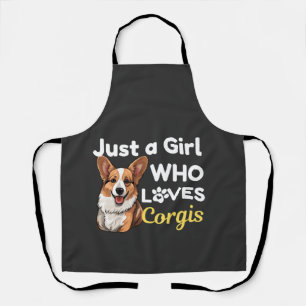 Delantal Sólo una chica que ama a los Corgis