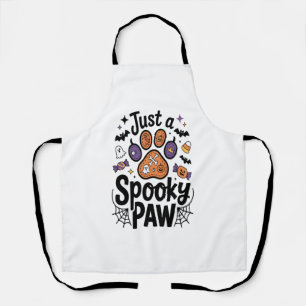 Delantal Solo una pata espeluznante PNG, Halloween de perro
