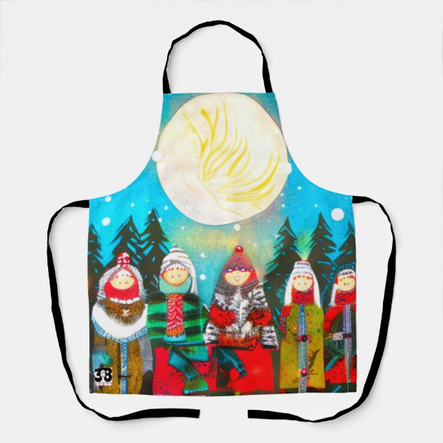 Delantal Solsticio de invierno (Anverso)