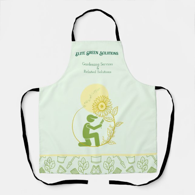 Delantal Soluciones de jardinería y paisajismo (Anverso)