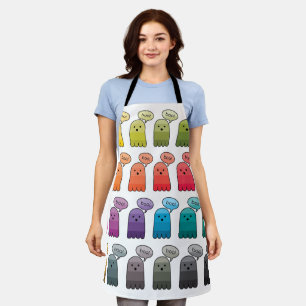 Delantal Sombras de Boo Ghost Halloween