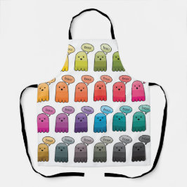 Delantal Sombras de Boo Ghost Halloween
