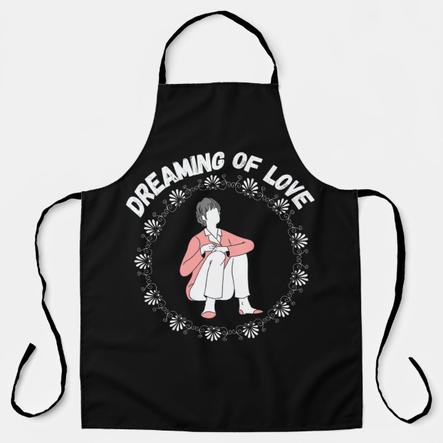 Delantal Soñando con el amor (Anverso)