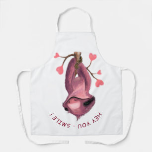 Delantal Sonrisa divertida Sloth Apron - Texto Personalizad