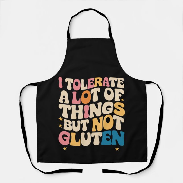 Delantal Soporto Muchas Cosas Pero No Gluten (Anverso)