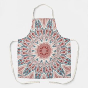 Delantal Sorprendente arte fractal moderno Kaleidoscope Man