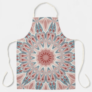 Delantal Sorprendente arte fractal moderno Kaleidoscope Man