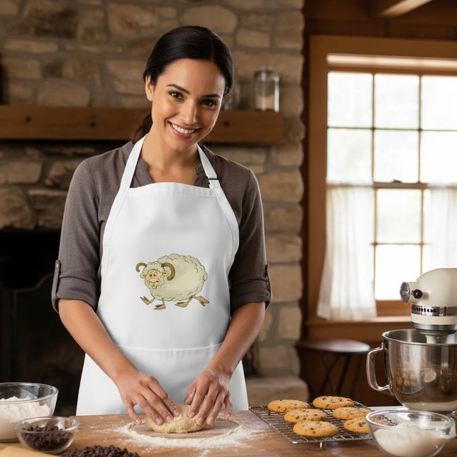 Delantal Sorprendido Ram Sheep (Subido por el creador)