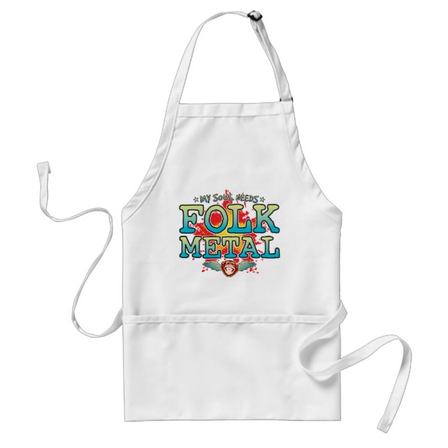 Delantal Soul Apron Metalizado Popular (Frente)