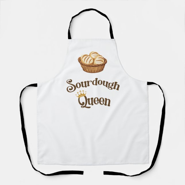 Delantal Sourdough Queen (Anverso)