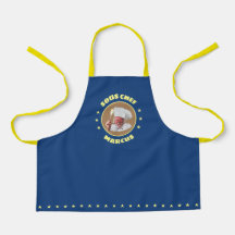 Sous-Chef Apron con su nombre (¿y foto?)