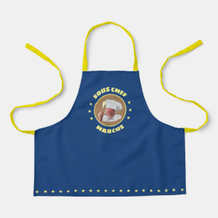 Delantal Sous-Chef Apron con su nombre (¿y foto?)