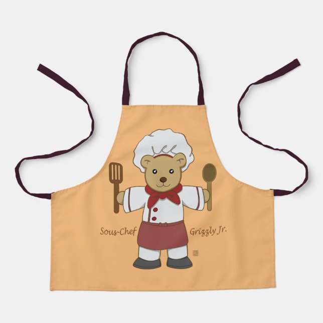 Delantal Sous-Chef Grizzly Jr. Kids Apron (Anverso)
