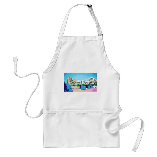 Delantal SOUTH BEACH, MIAMI, FLORIDA Apron (Frente)