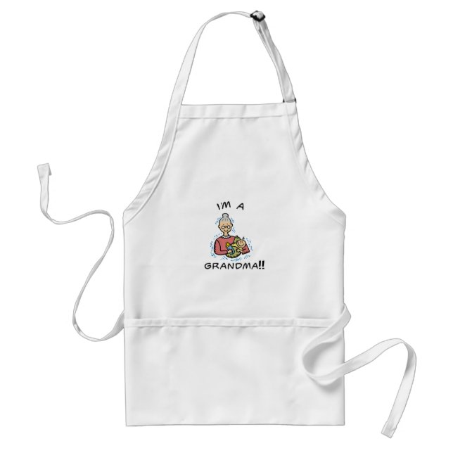 Delantal Soy abuela y bebé (Frente)