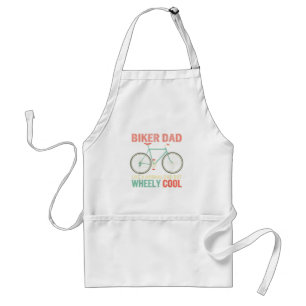 Delantal Soy Biker Dad Fathers Day Wheely Cooler Bicicleta