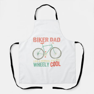 Delantal Soy Biker Dad Fathers Day Wheely Cooler Bicicleta