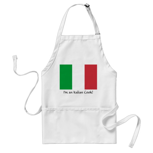 Delantal ¡Soy cocinero italiano! (Frente)