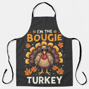 Delantal Soy el Divertido Día de Gracias Bougie Turkey
