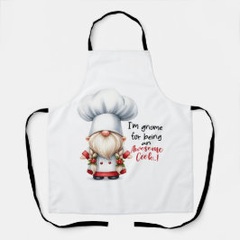 Delantal Soy Gnome por ser un maravilloso cocinero