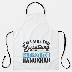Delantal Soy latke para todo pero no para Hanukkah