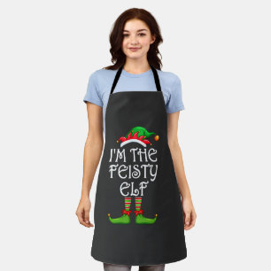 Delantal Soy Navidades del grupo familiar Feisty Elf Matchi