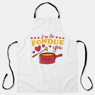 Delantal Soy So Fondue You Kawaii Fondue Pun T-Shirt