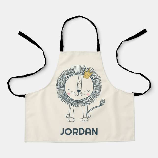 Delantal Soy un pequeño rey (Anverso)