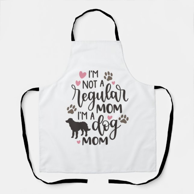 Delantal Soy una madre de perro (Anverso)