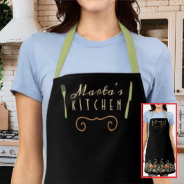 Delantal Spaghetti pasta cocina italiana personalizada
