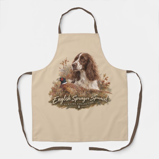 Delantal Spaniel de Springer Inglés (Anverso)
