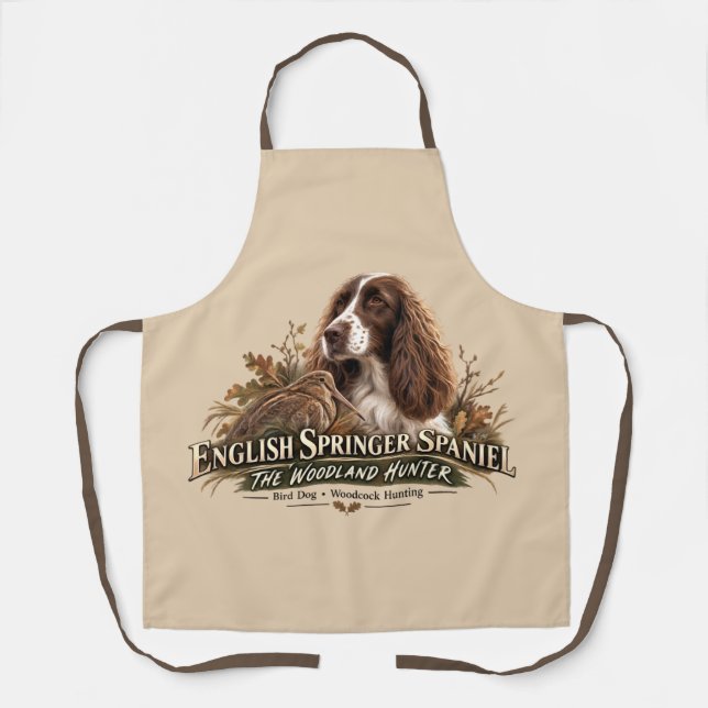 Delantal Spaniel de Springer Inglés (Anverso)
