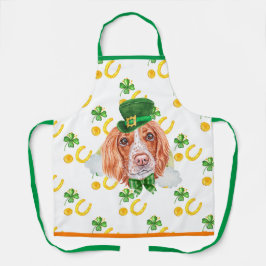 Delantal Spaniel inglés Decoración de vacaciones Día de San