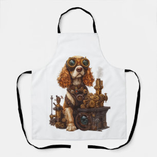 Delantal Spaniel steampunk � Inventor de perros victorianos