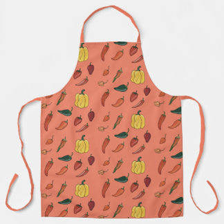 Delantal Spicy Hot Chili Peppers Apron
