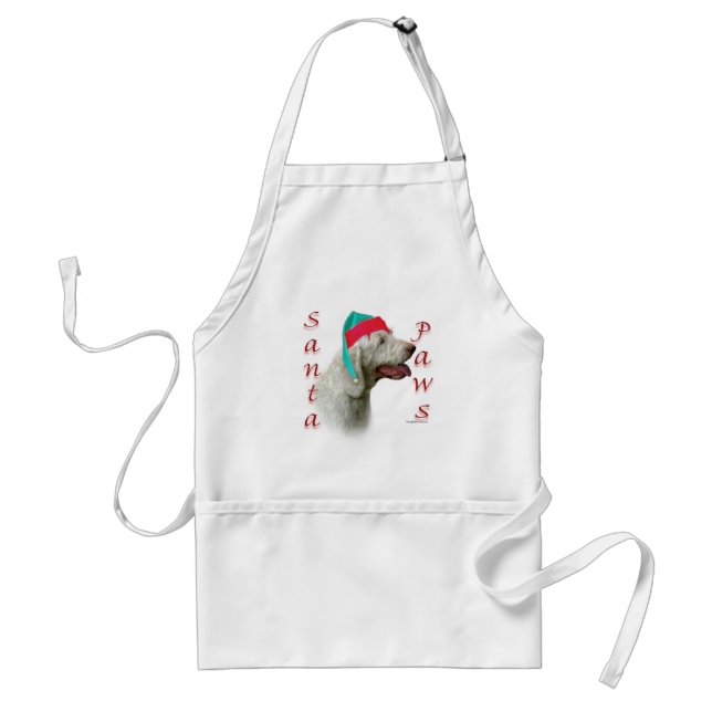 Delantal Spinone Italiano Santa Paws (Frente)