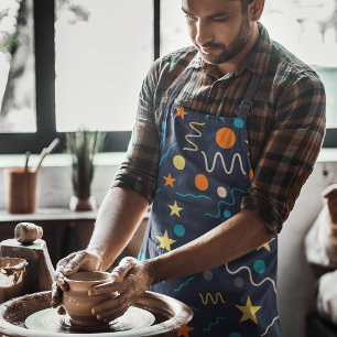 Delantal Splash geométrico