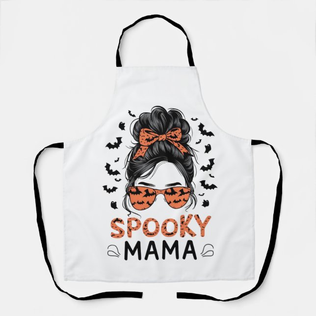 DELANTAL SPOOKY MAMA (Anverso)