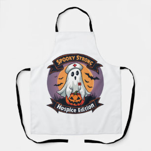 Delantal Spooky Strong Hospice Edition Enfermera de Hallowe