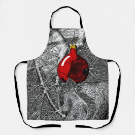 Delantal Squirrel in Christmas Tree Ornament